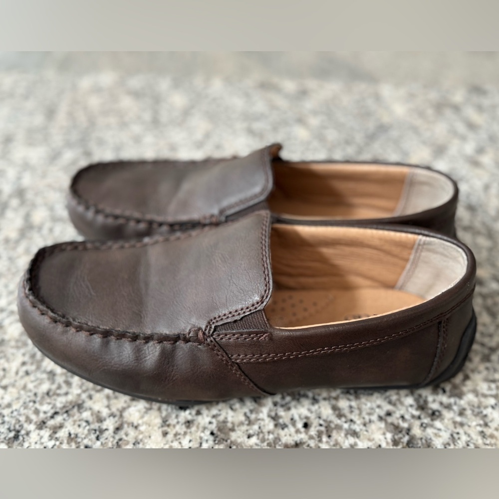 Nordstrom Kid’s Mason Brown Faux Leather Loafer